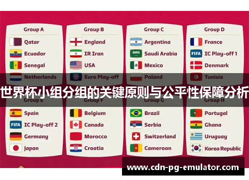 世界杯小组分组的关键原则与公平性保障分析