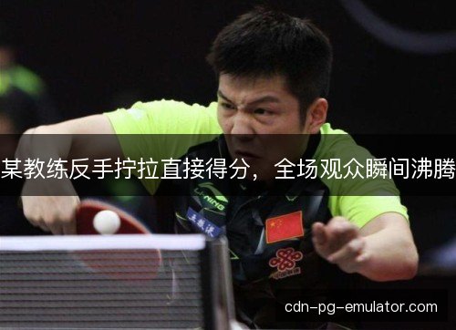 某教练反手拧拉直接得分，全场观众瞬间沸腾
